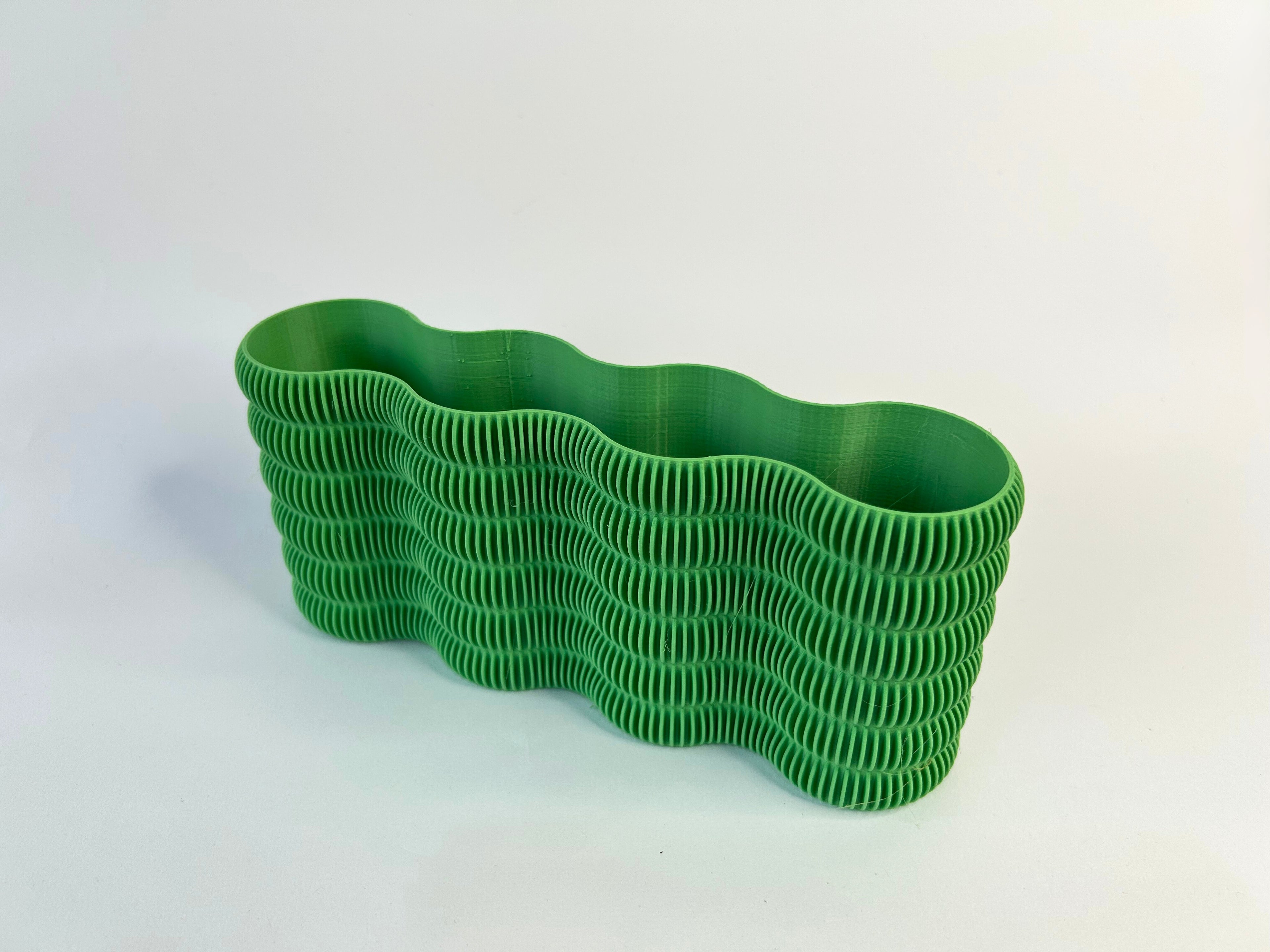 Vaso com umas ondas