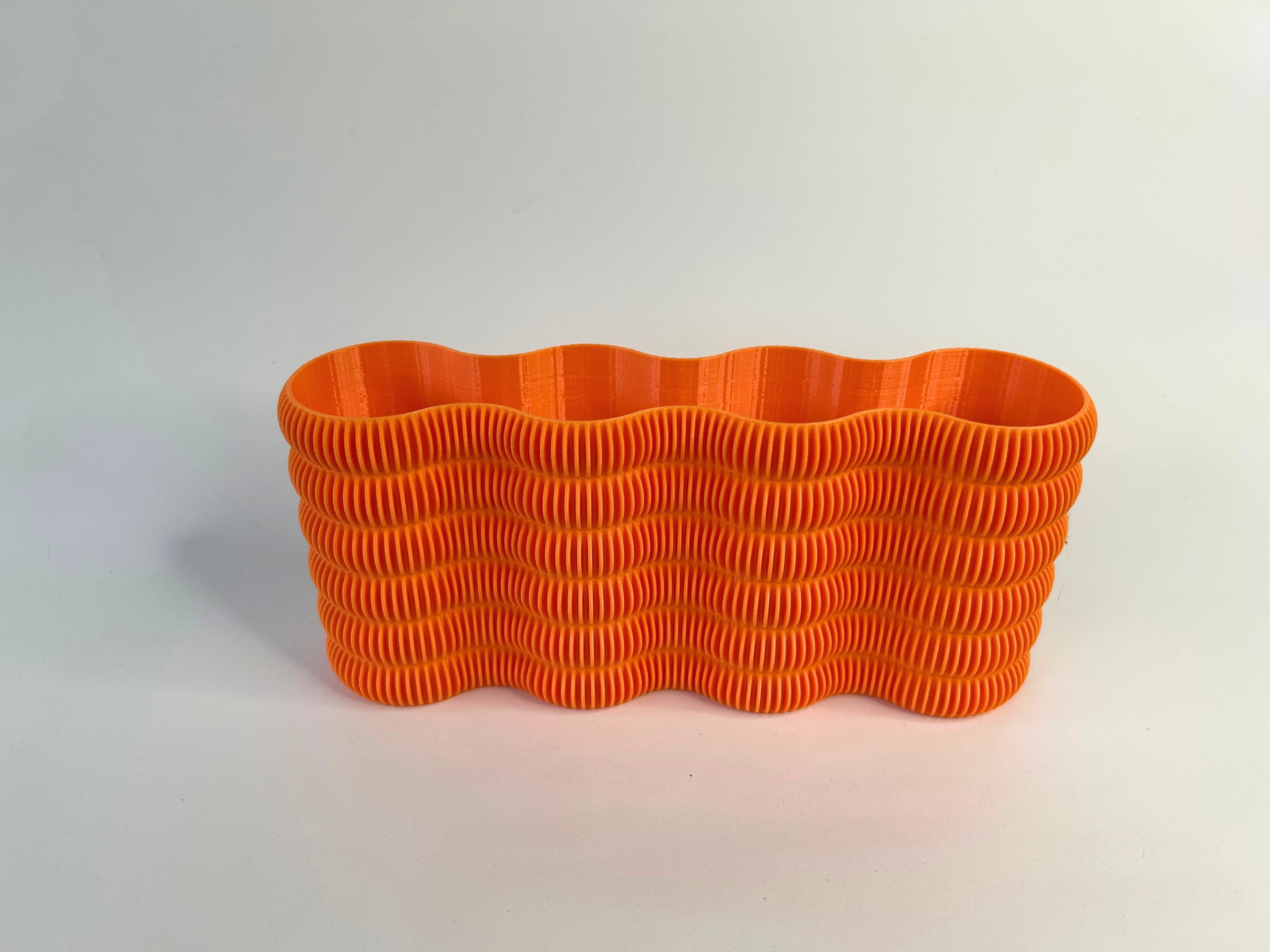 Vaso com umas ondas