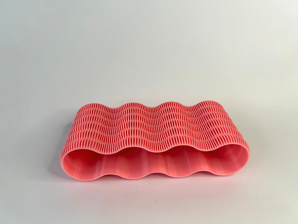 Vaso com umas ondas