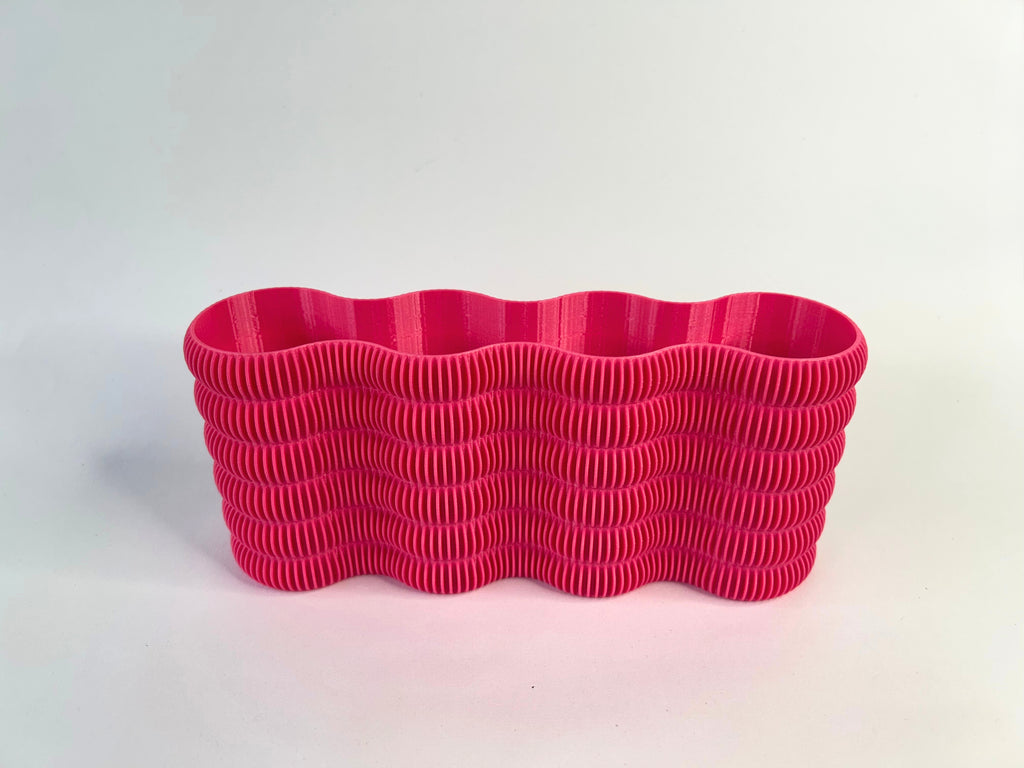 Vaso com umas ondas