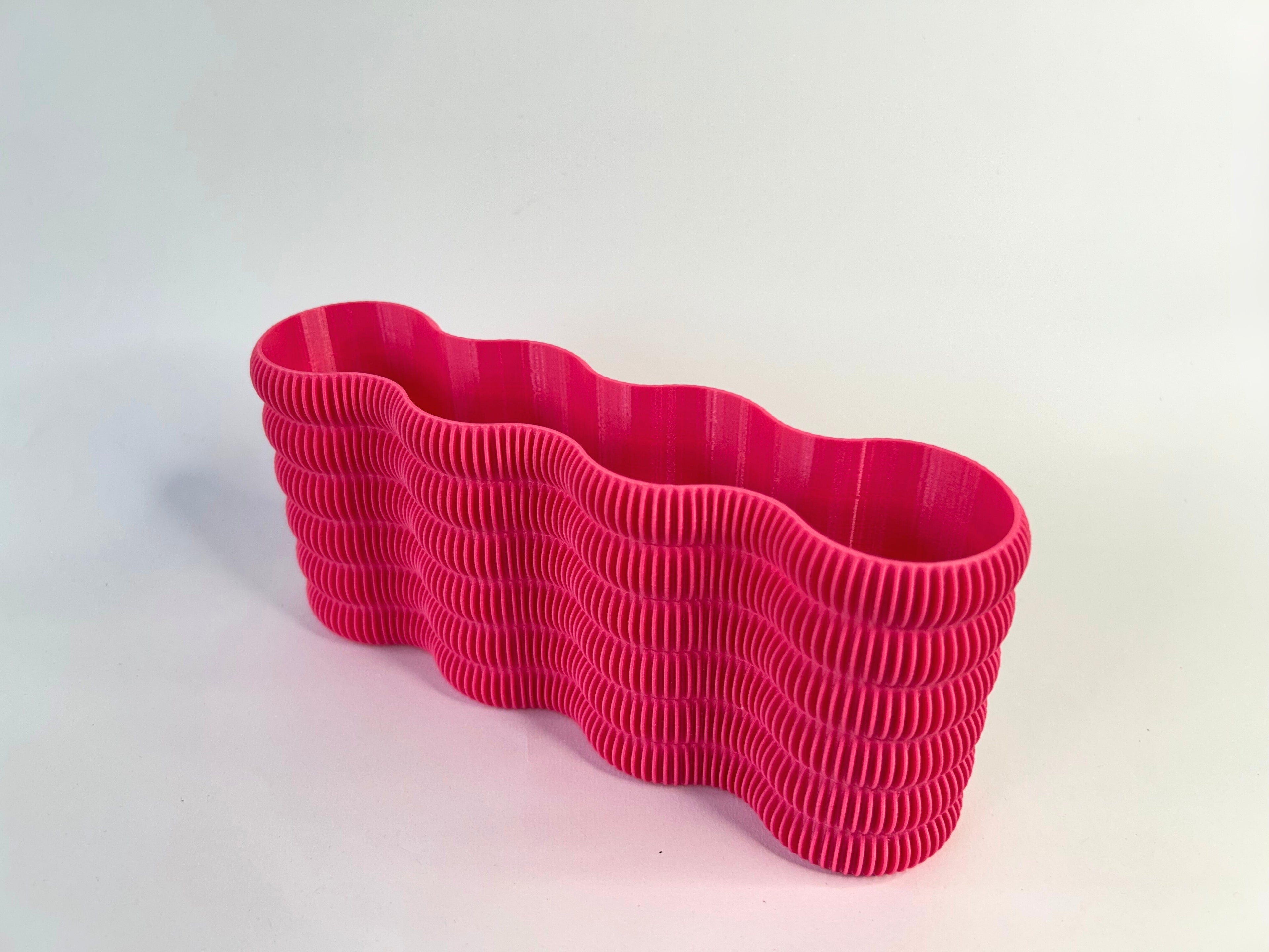 Vaso com umas ondas