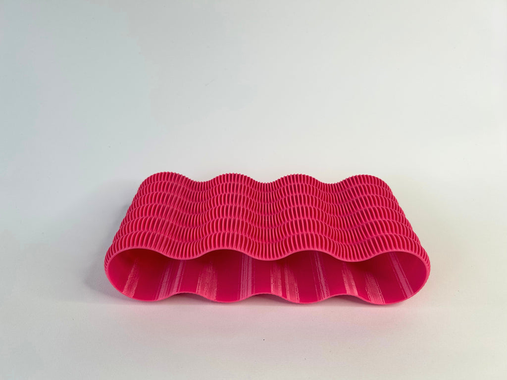 Vaso com umas ondas