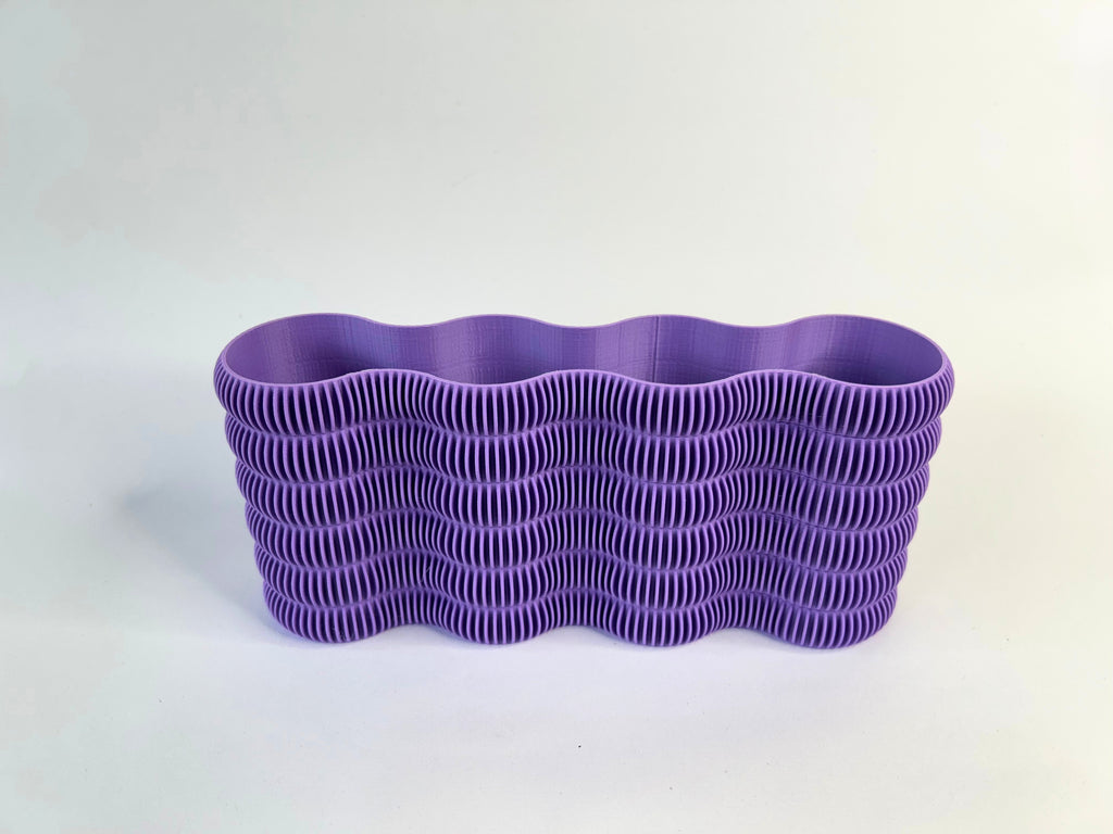 Vaso com umas ondas