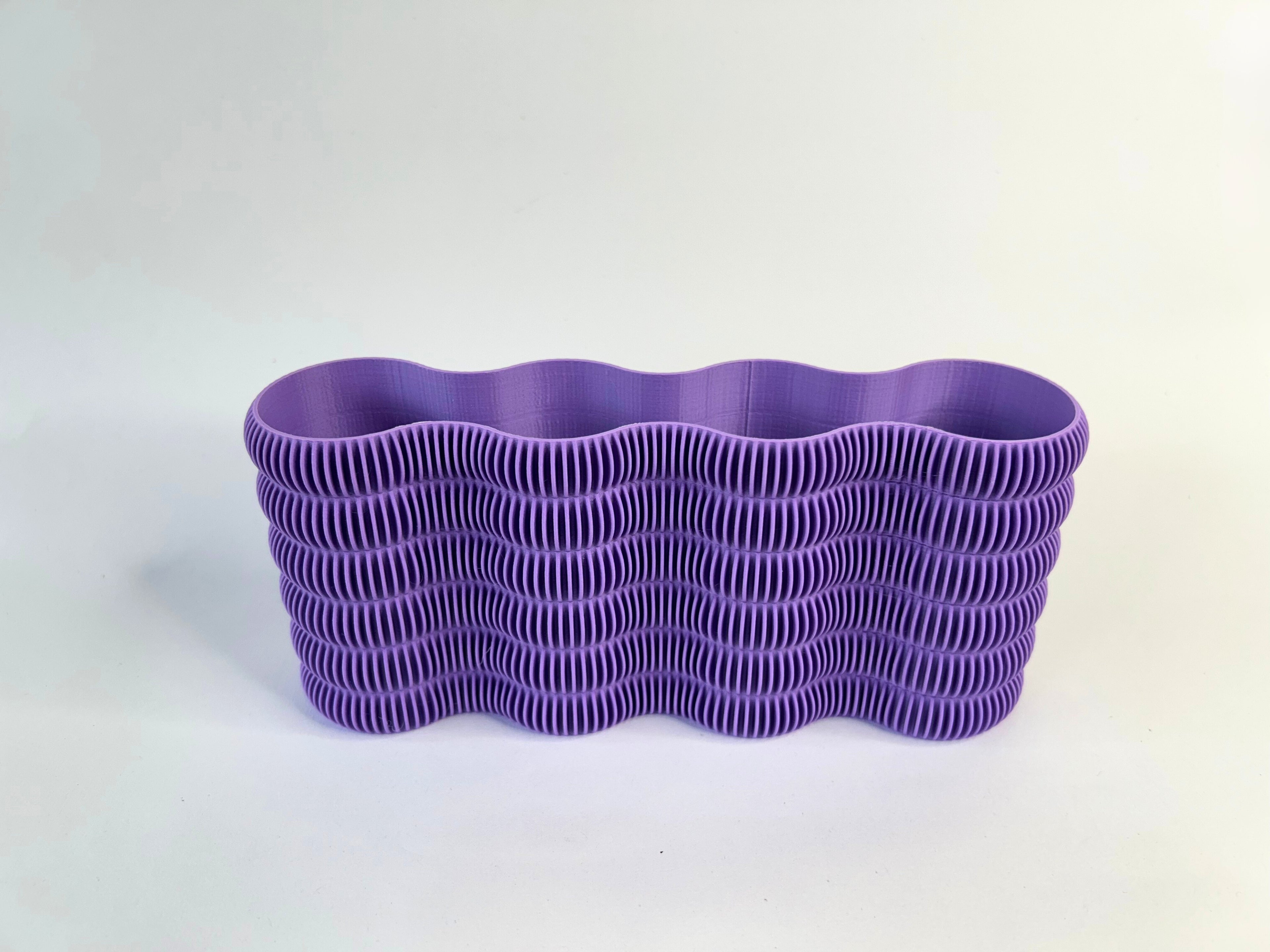 Vaso com umas ondas