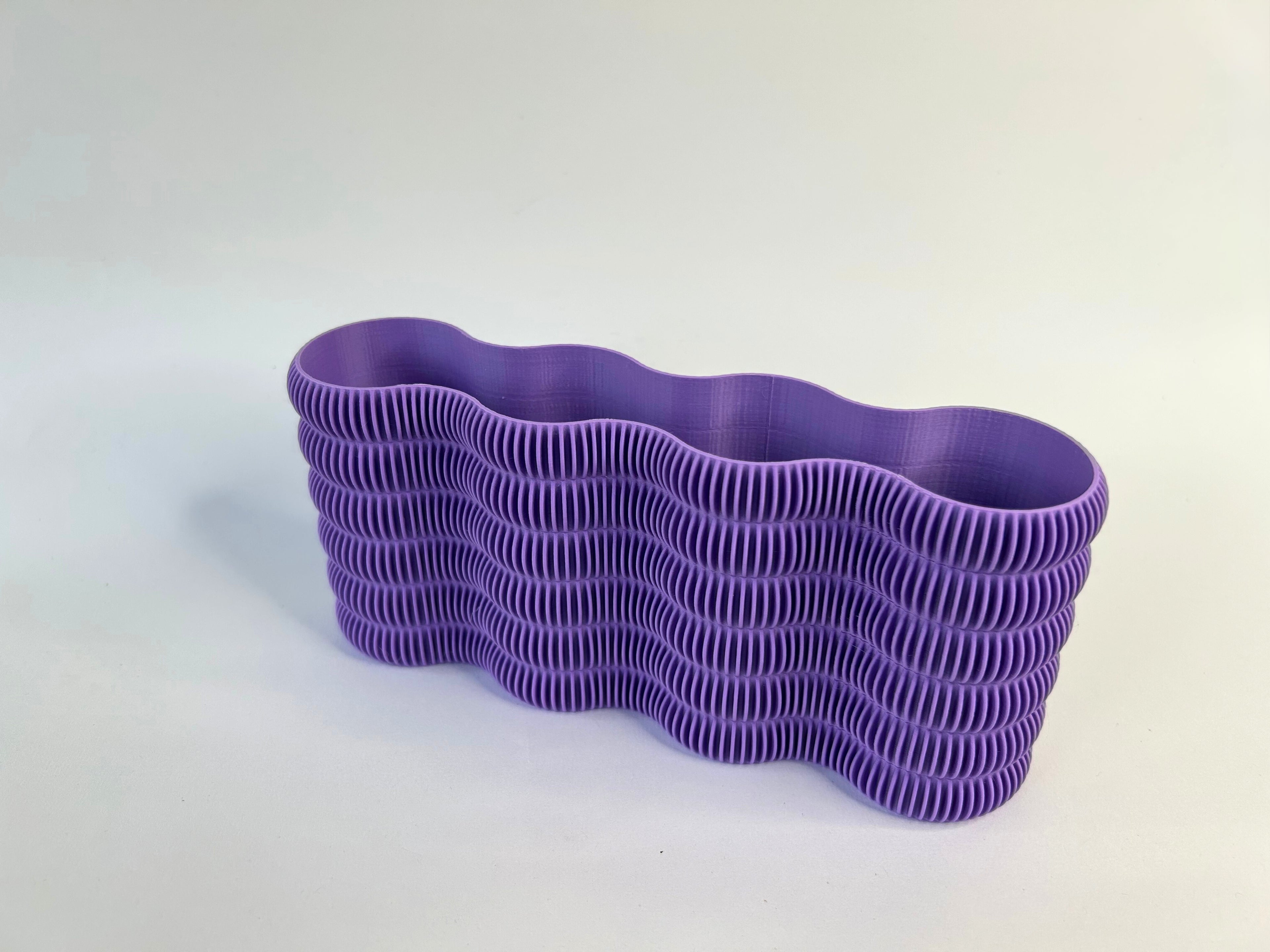 Vaso com umas ondas