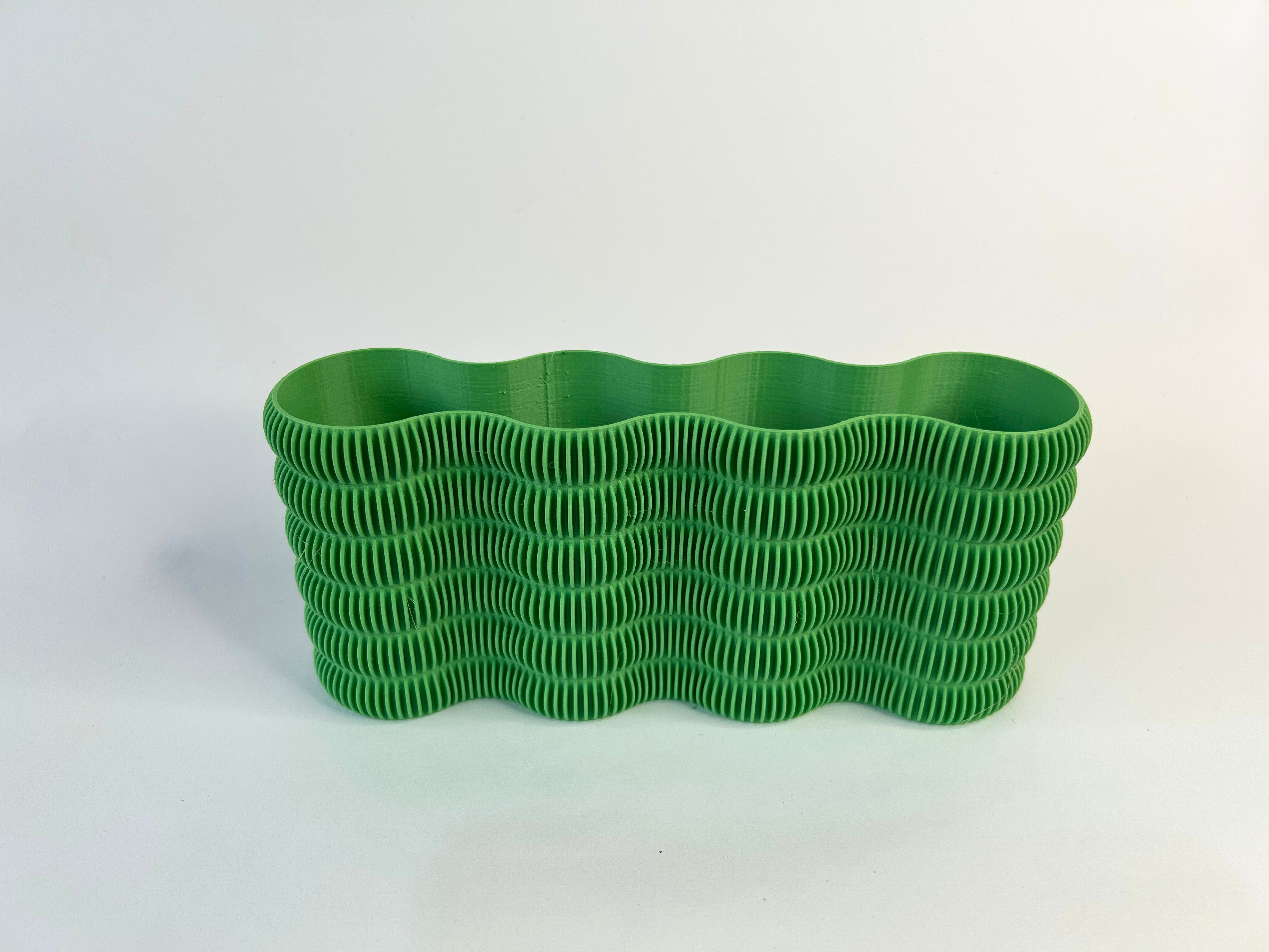 Vaso com umas ondas