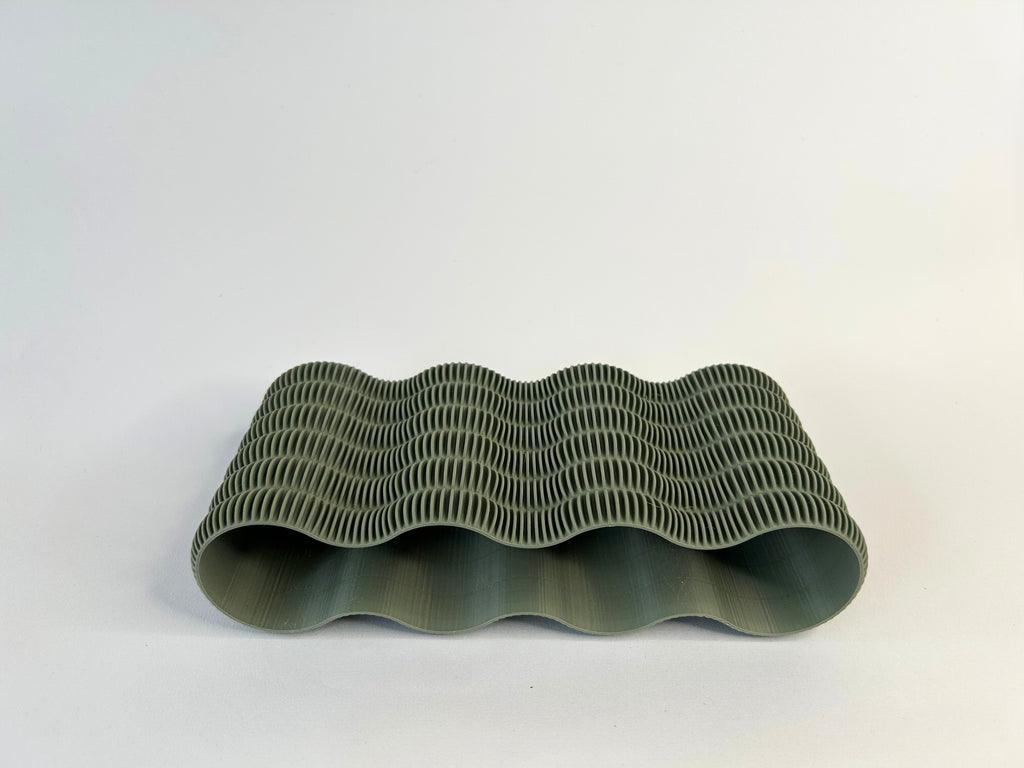Vaso com umas ondas